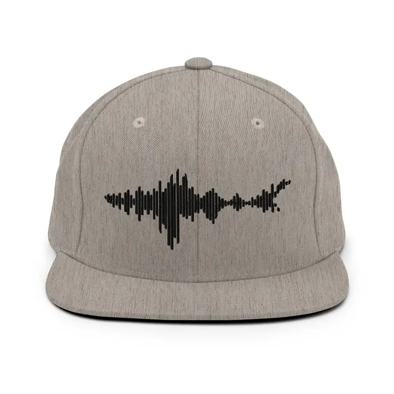 Shark Wave Hat Grey