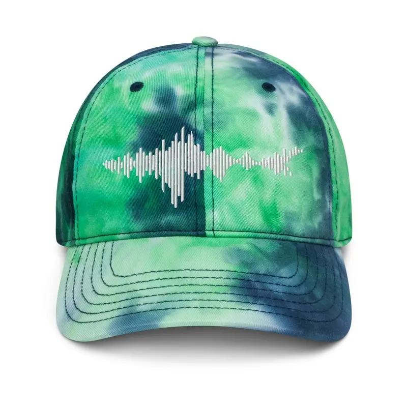 SHARK WAVE Tie Dye Dad Hat